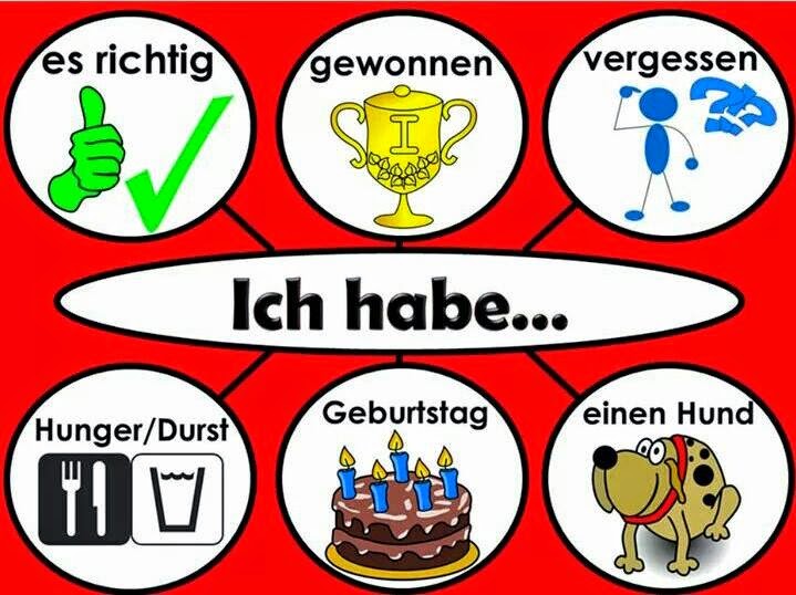  آموزش آلمانی تصویری: ich habe